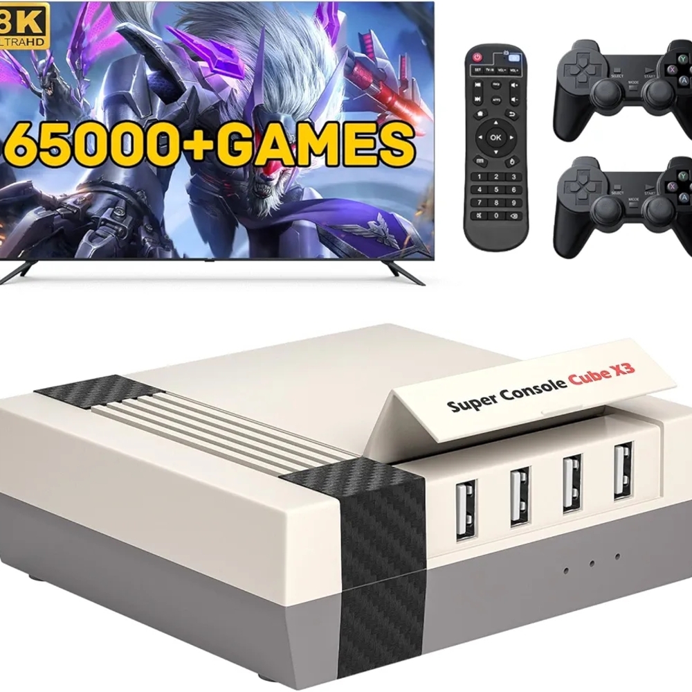 Super Console Cube X3 Retro Game -Gray